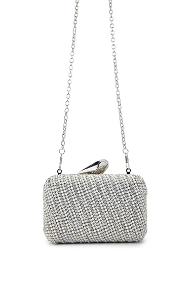  Tamer Tanca Kadın Vegan Gümüş Abiye Çanta