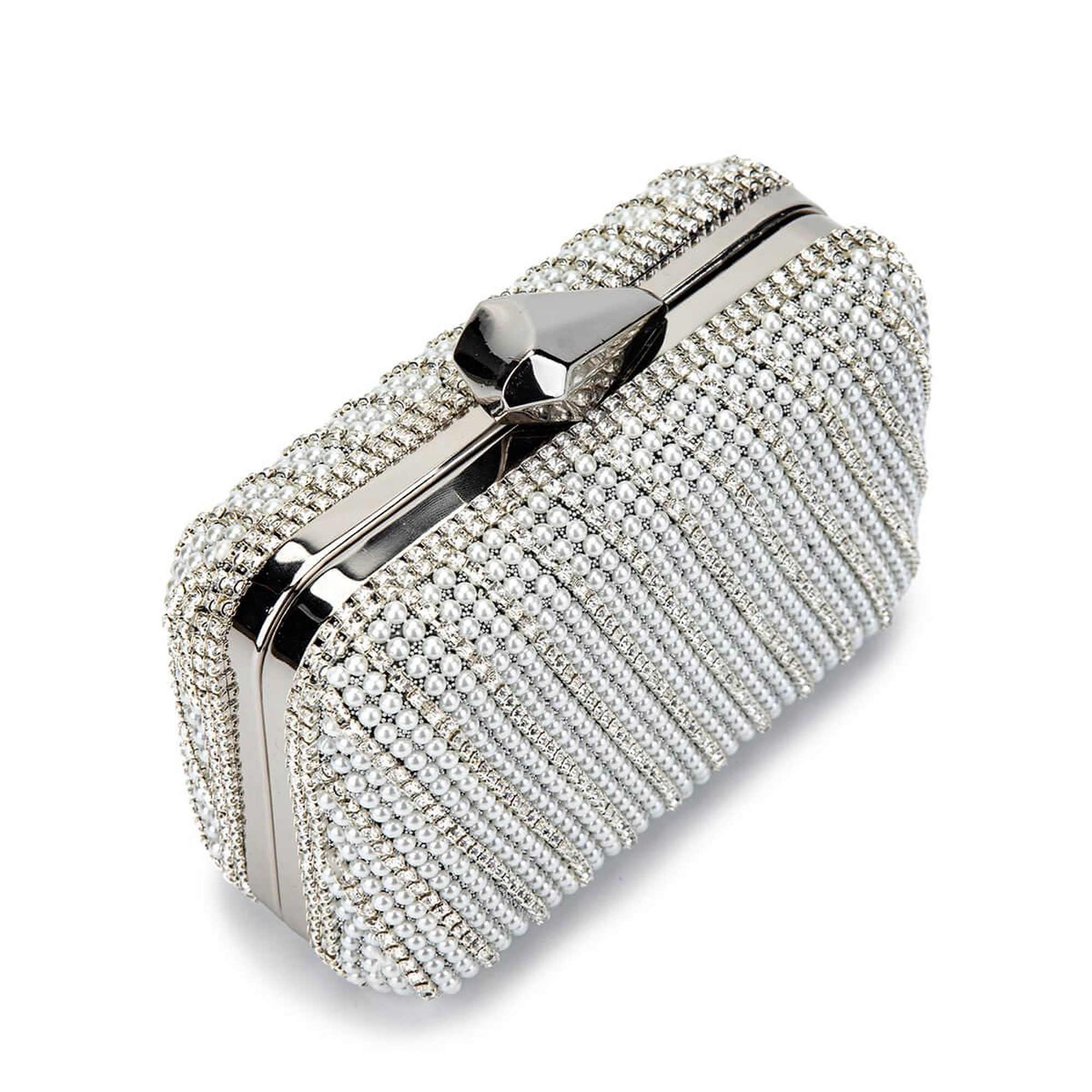 Tamer Tanca Kadın Vegan Gümüş Abiye Çanta