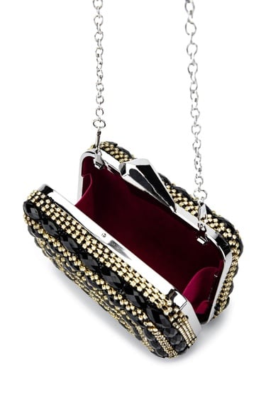  Tamer Tanca Kadın Vegan Siyah Abiye Çanta