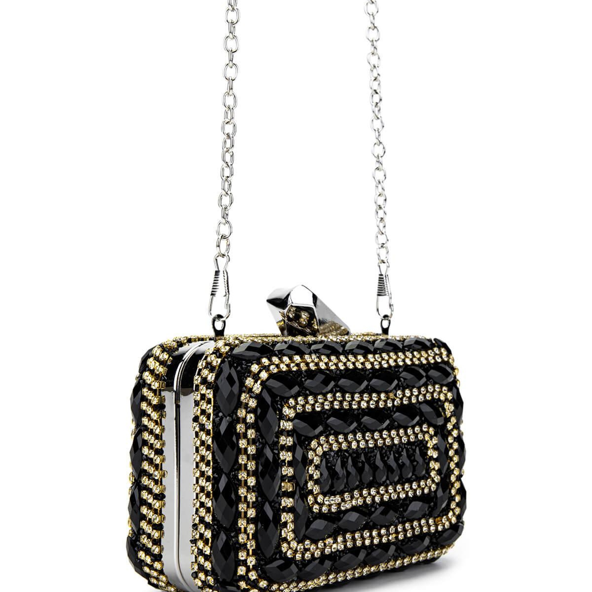 Tamer Tanca Kadın Vegan Siyah Abiye Çanta