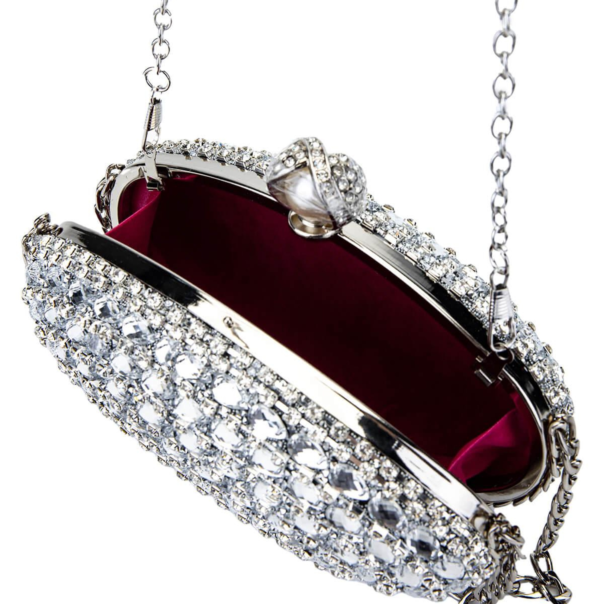 Tamer Tanca Kadın Vegan Gri Abiye Çanta