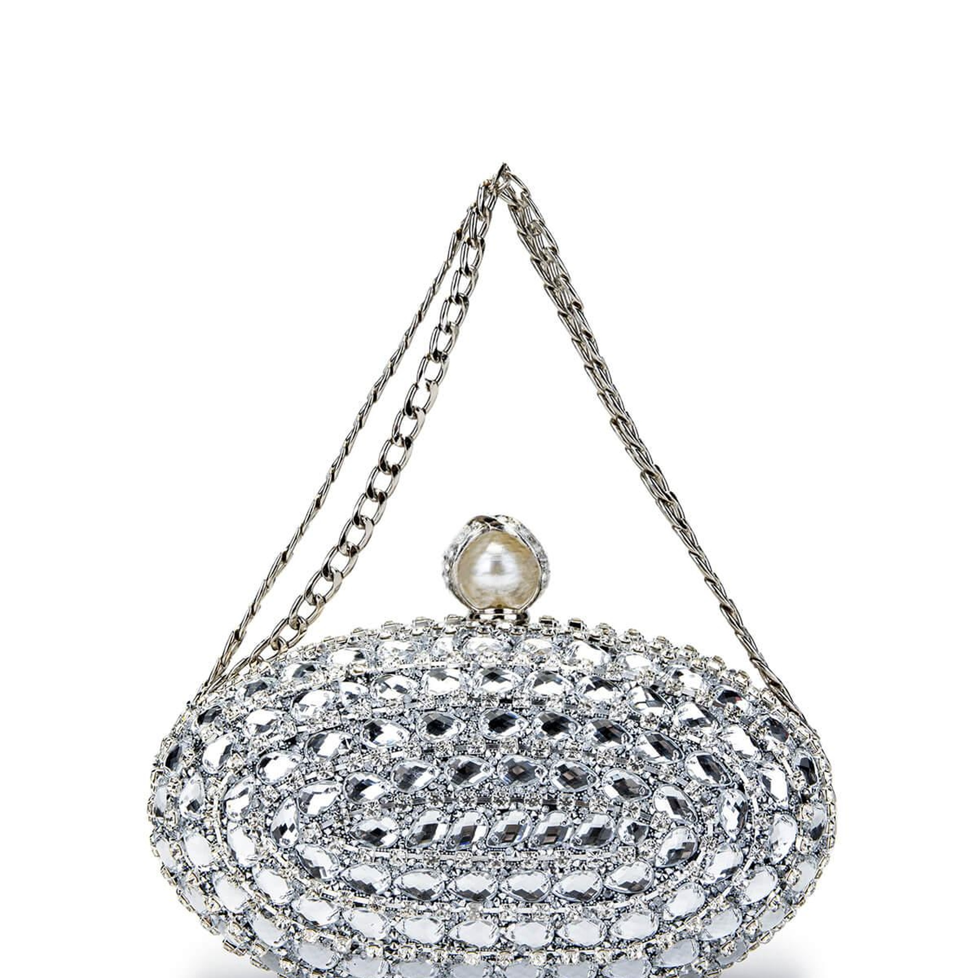 Tamer Tanca Kadın Vegan Gri Abiye Çanta