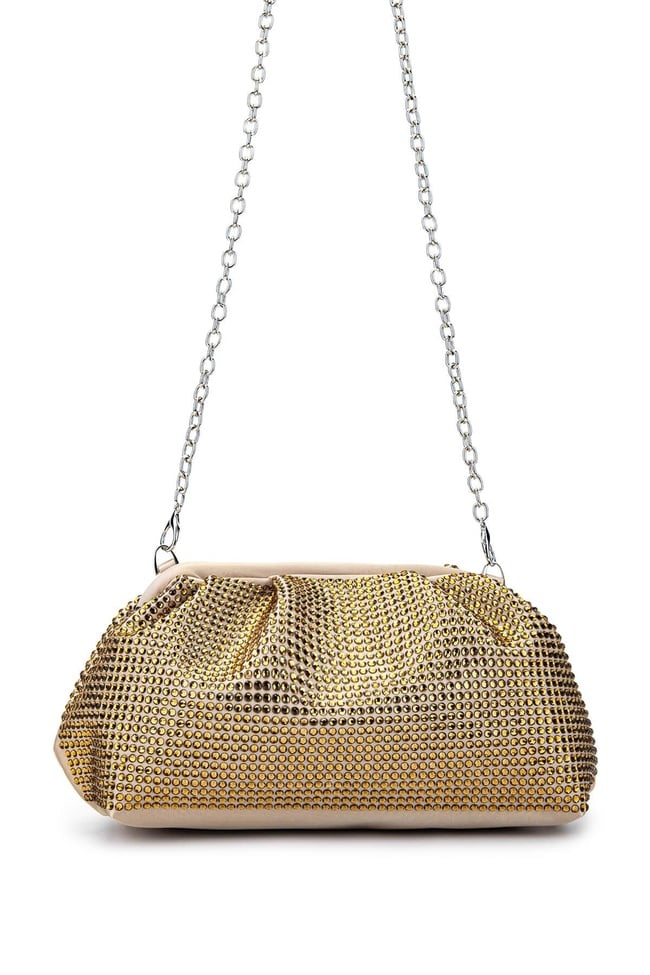  Tamer Tanca Kadın Vegan Sarı Abiye Çanta