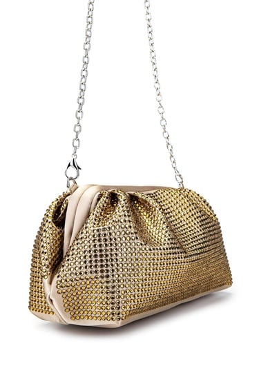  Tamer Tanca Kadın Vegan Sarı Abiye Çanta