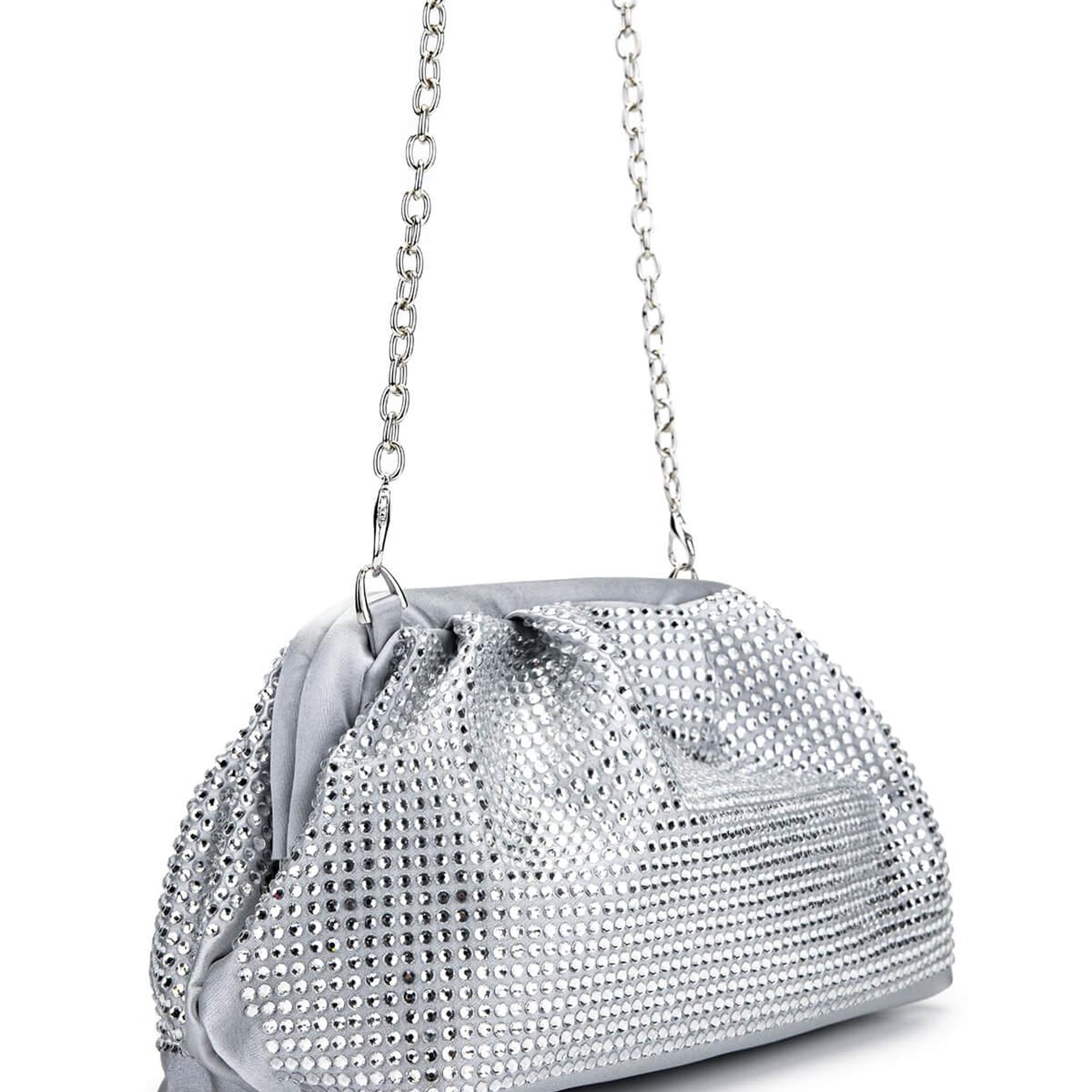 Tamer Tanca Kadın Vegan Gri Abiye Çanta