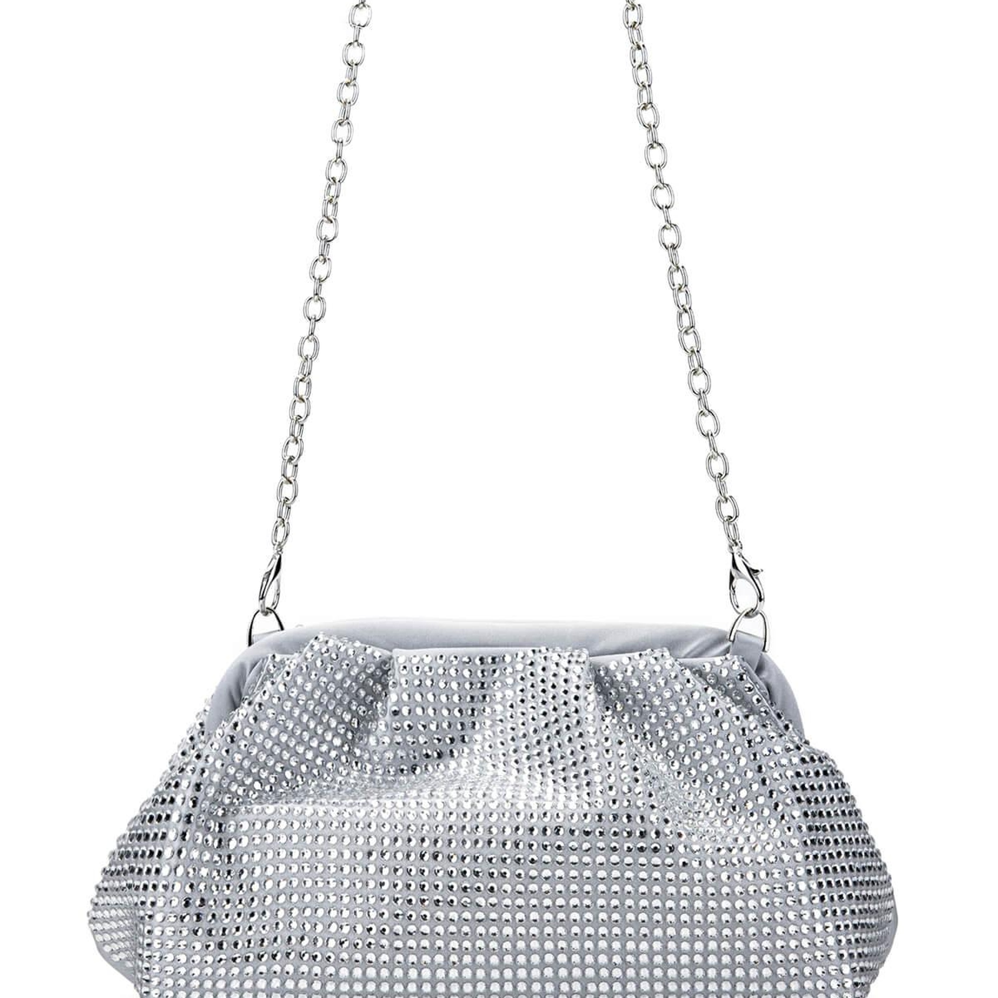 Tamer Tanca Kadın Vegan Gri Abiye Çanta