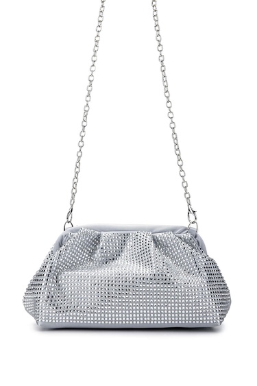  Tamer Tanca Kadın Vegan Gri Abiye Çanta