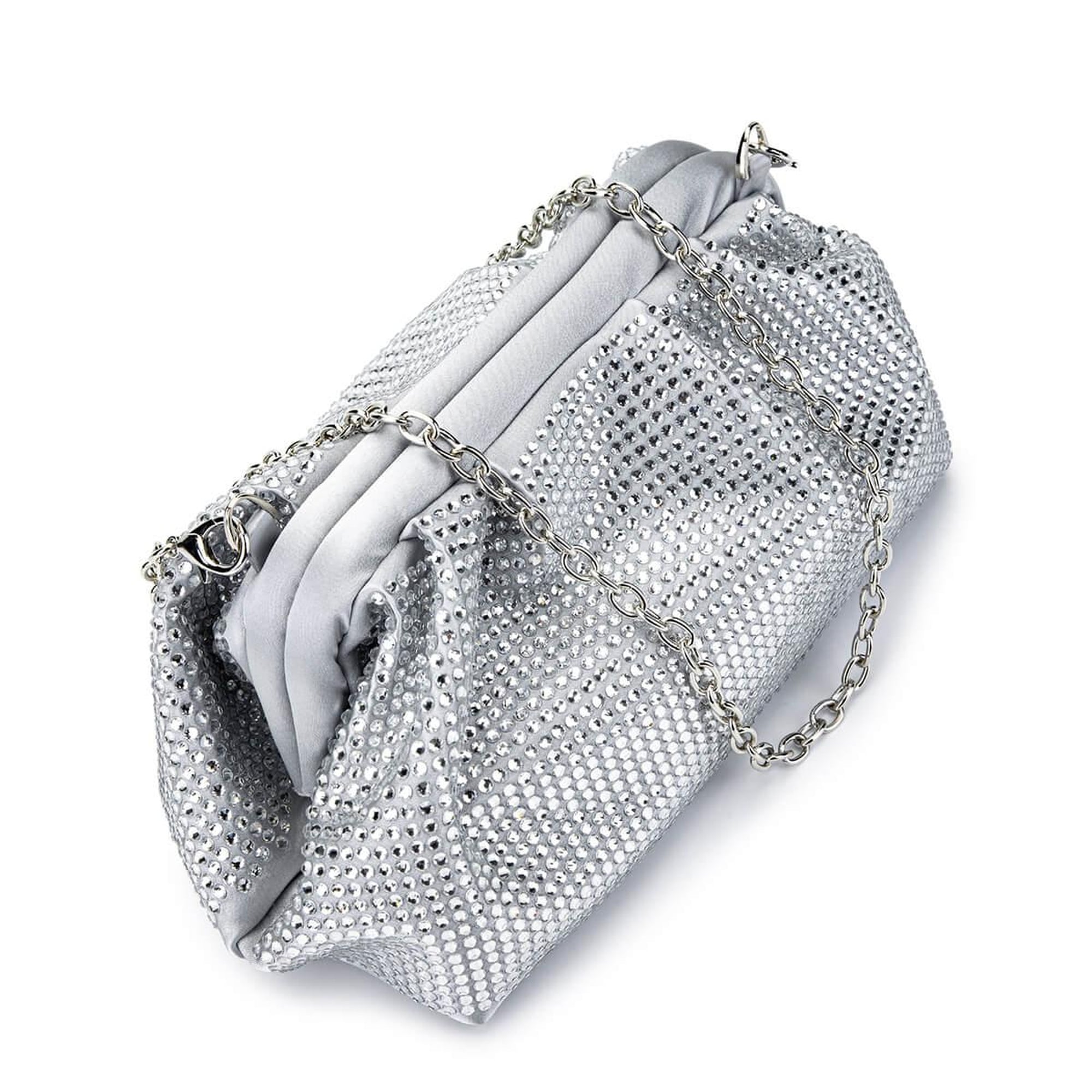 Tamer Tanca Kadın Vegan Gri Abiye Çanta