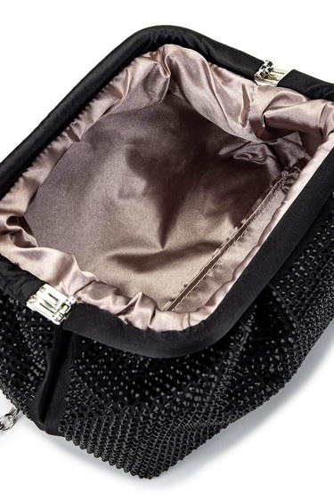  Tamer Tanca Kadın Vegan Siyah Abiye Çanta