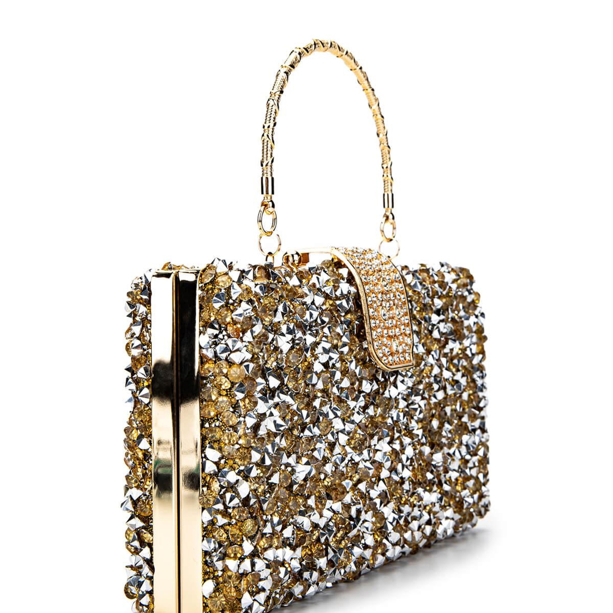 Tamer Tanca Kadın Vegan Altın Abiye Çanta