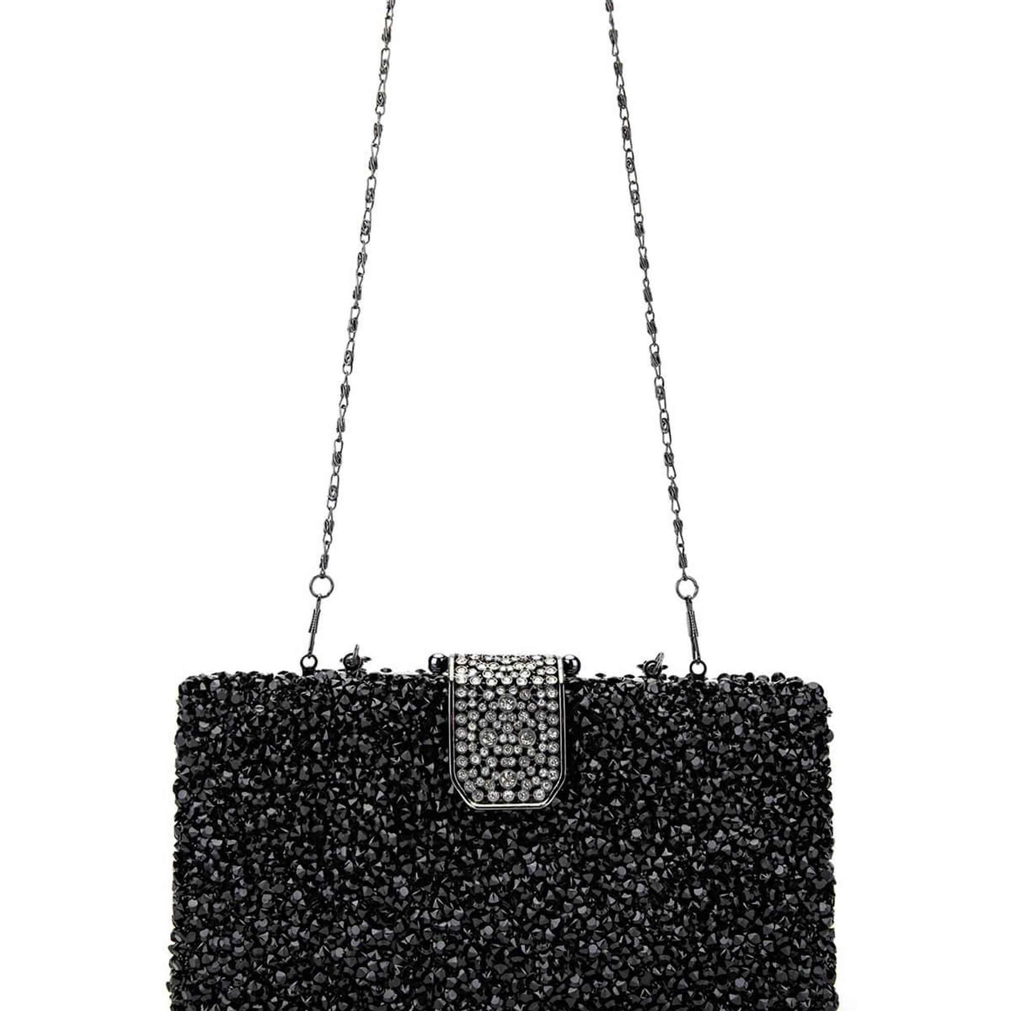 Tamer Tanca Kadın Vegan Siyah Abiye Çanta