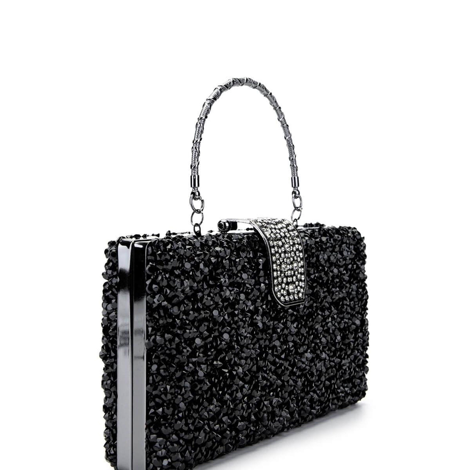 Tamer Tanca Kadın Vegan Siyah Abiye Çanta