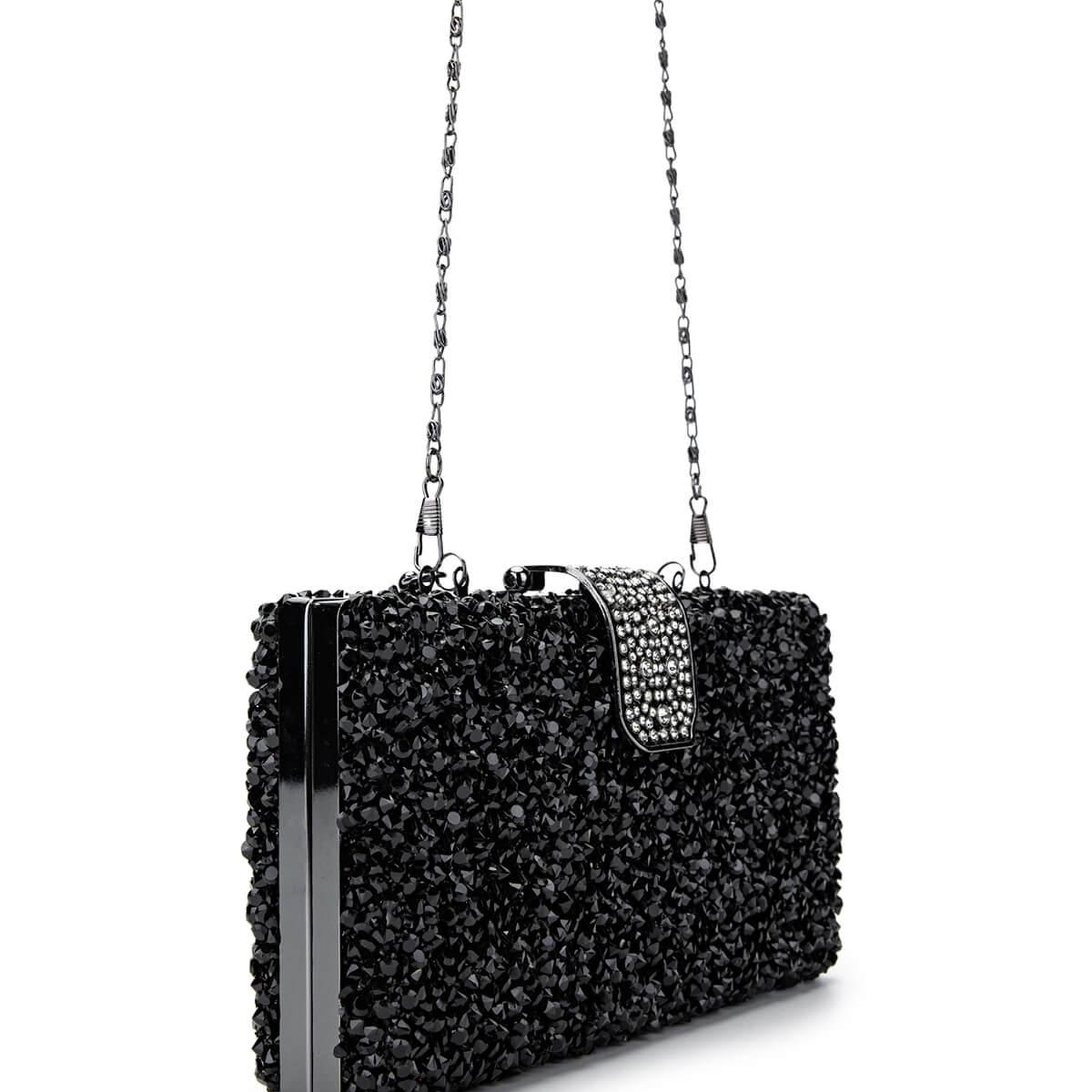 Tamer Tanca Kadın Vegan Siyah Abiye Çanta