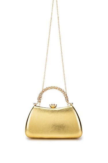  Tamer Tanca Kadın Vegan Altın Abiye Çanta