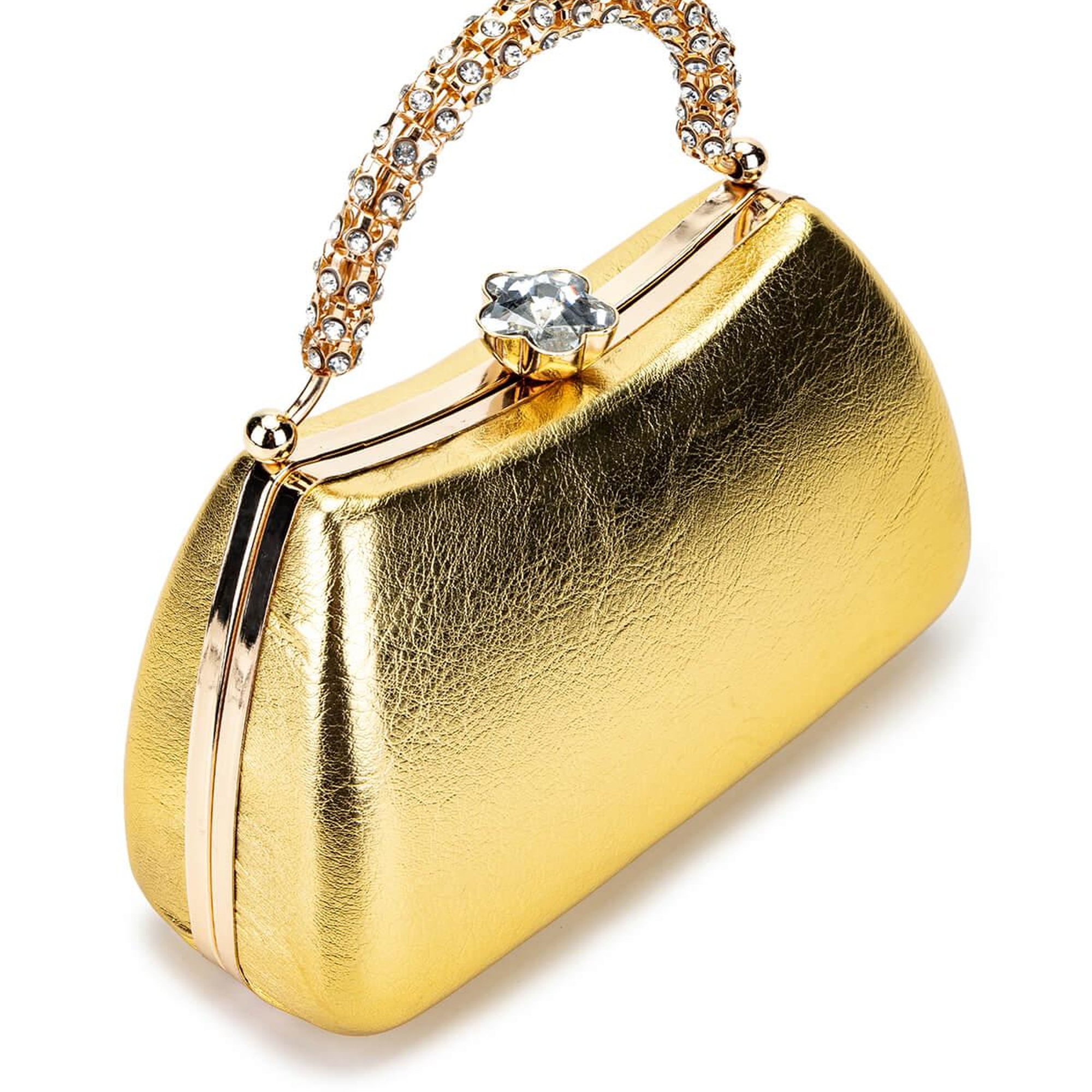 Tamer Tanca Kadın Vegan Altın Abiye Çanta