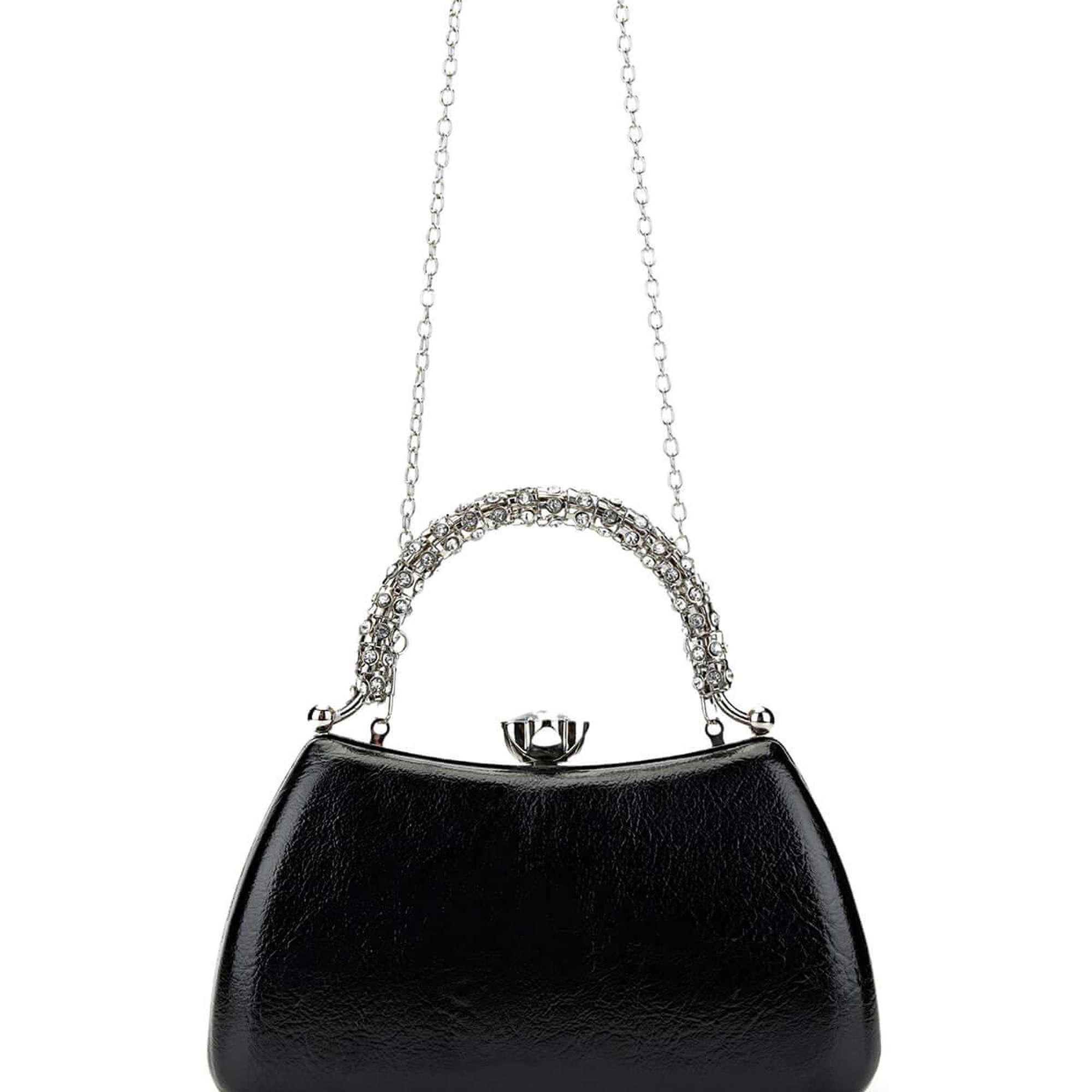 Tamer Tanca Kadın Vegan Siyah Abiye Çanta