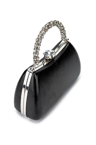  Tamer Tanca Kadın Vegan Siyah Abiye Çanta