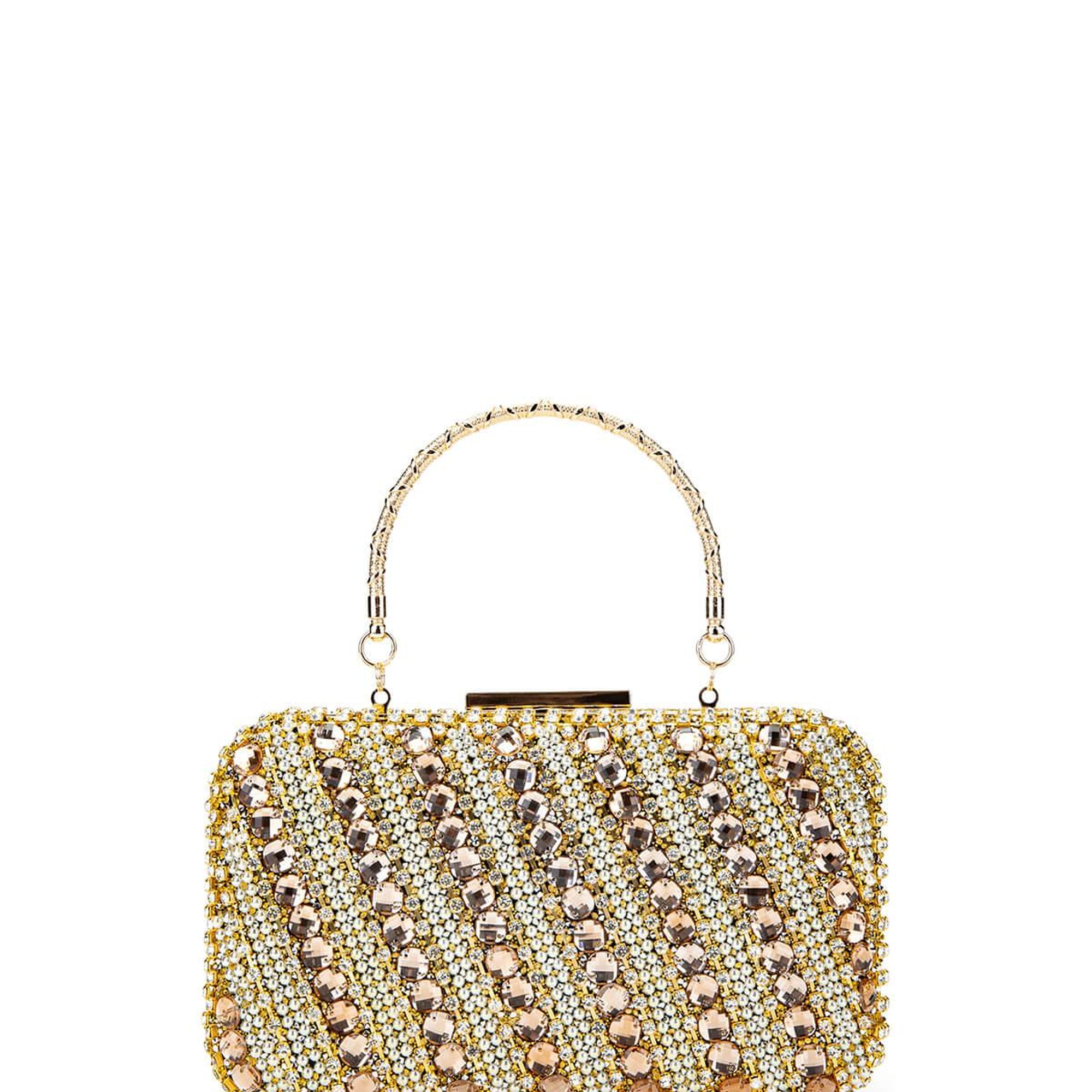 Tamer Tanca Kadın Vegan Gold Abiye Çanta