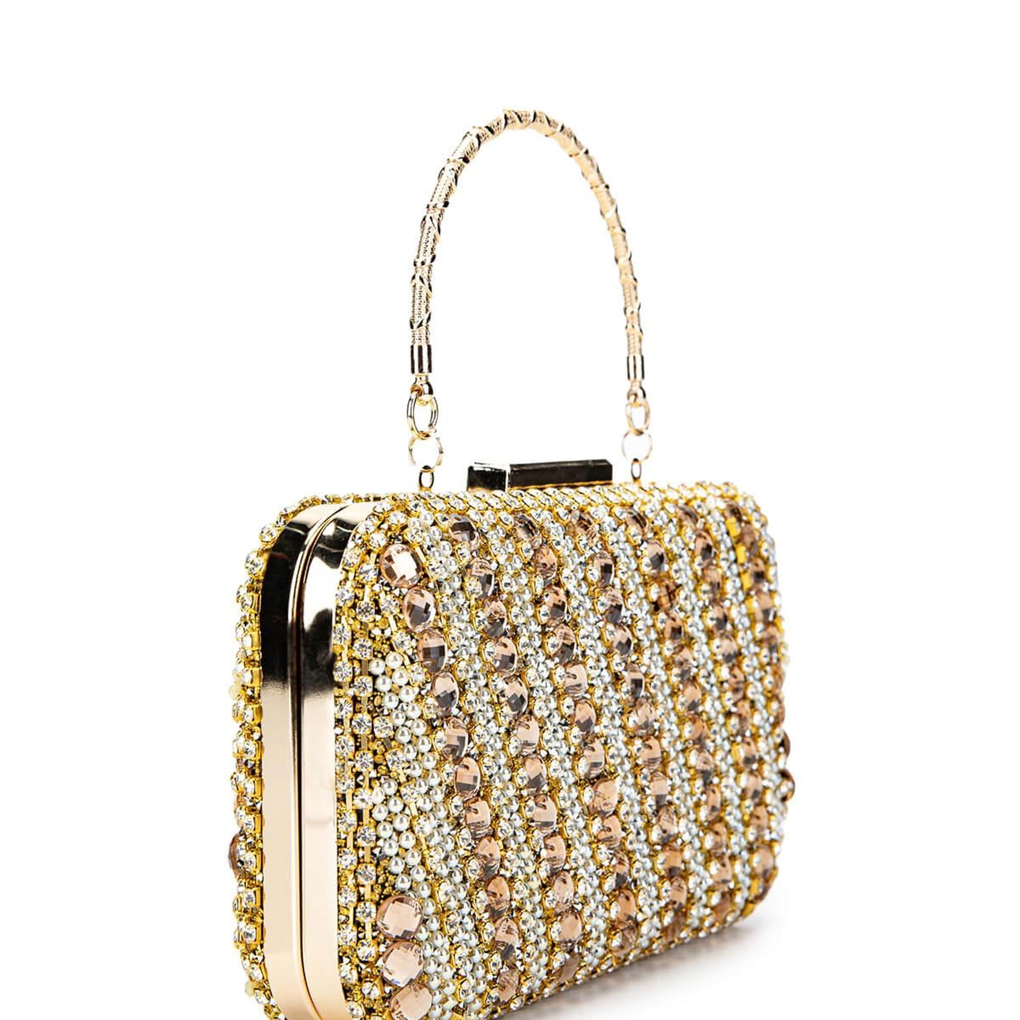 Tamer Tanca Kadın Vegan Gold Abiye Çanta