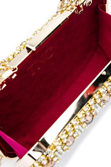  Tamer Tanca Kadın Vegan Gold Abiye Çanta