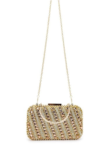  Tamer Tanca Kadın Vegan Gold Abiye Çanta