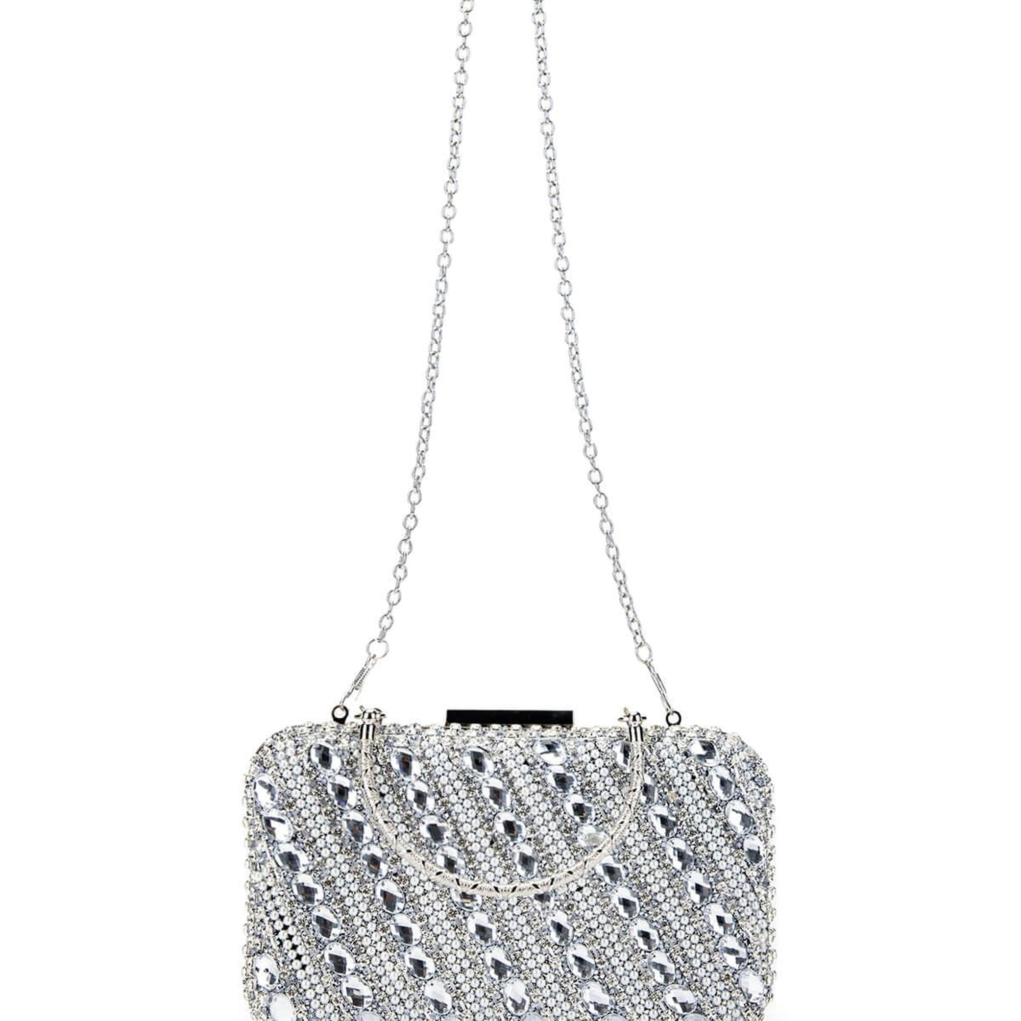 Tamer Tanca Kadın Vegan Gri Abiye Çanta