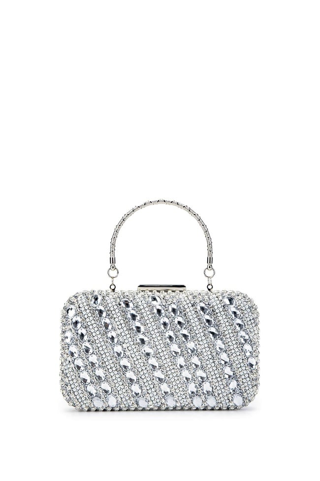  Tamer Tanca Kadın Vegan Gri Abiye Çanta