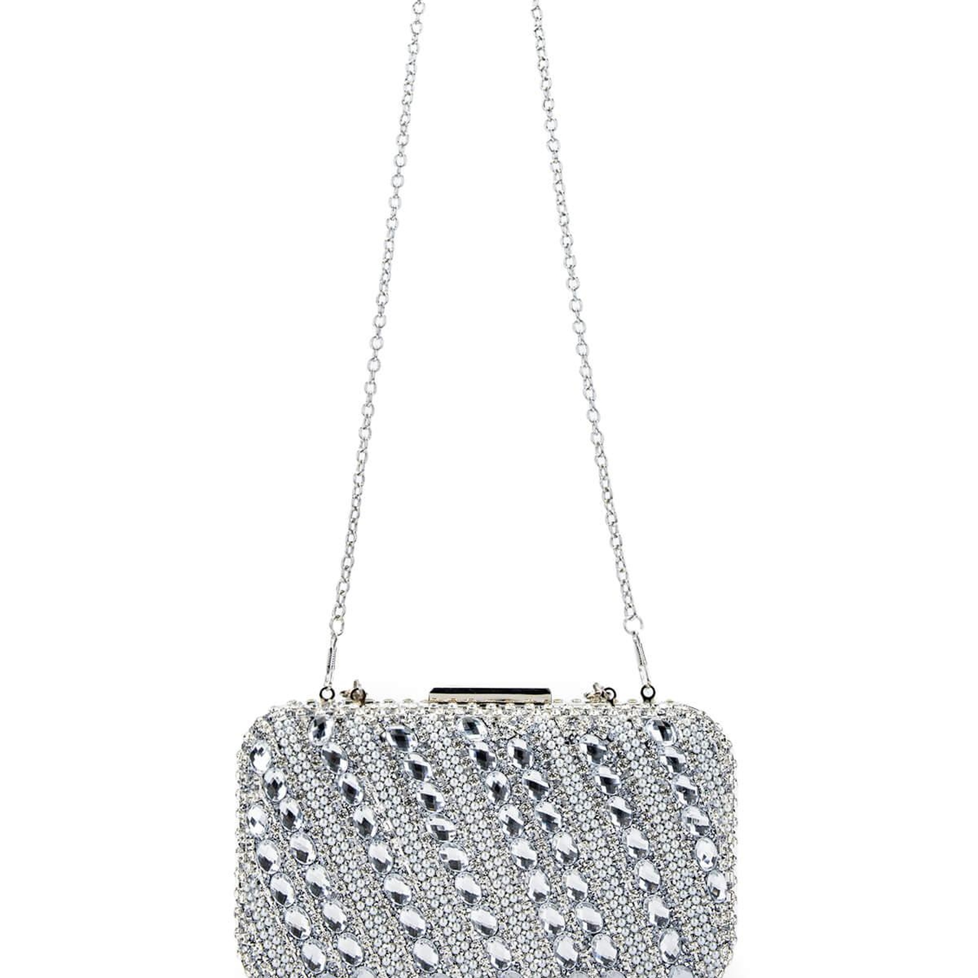 Tamer Tanca Kadın Vegan Gri Abiye Çanta