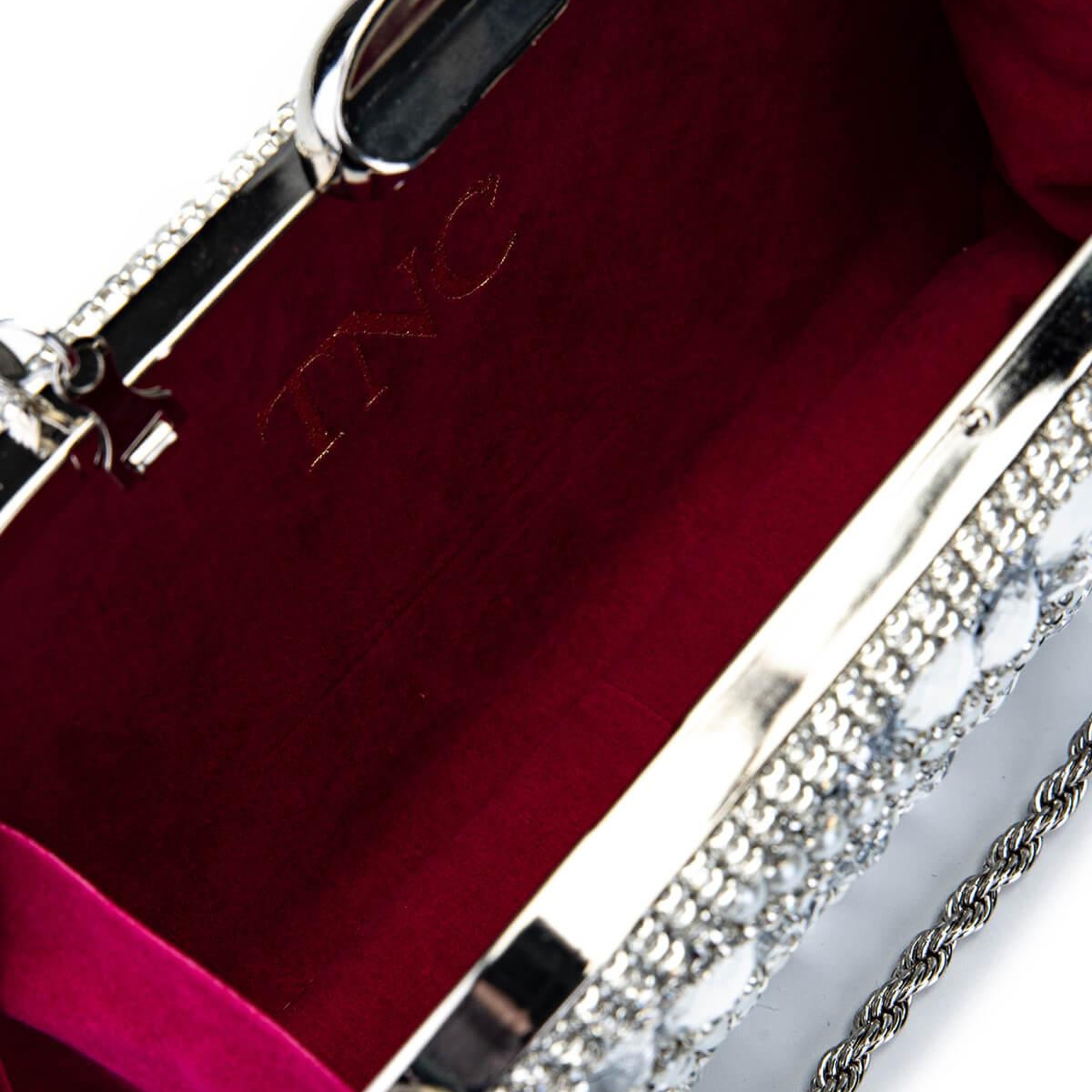 Tamer Tanca Kadın Vegan Gri Abiye Çanta