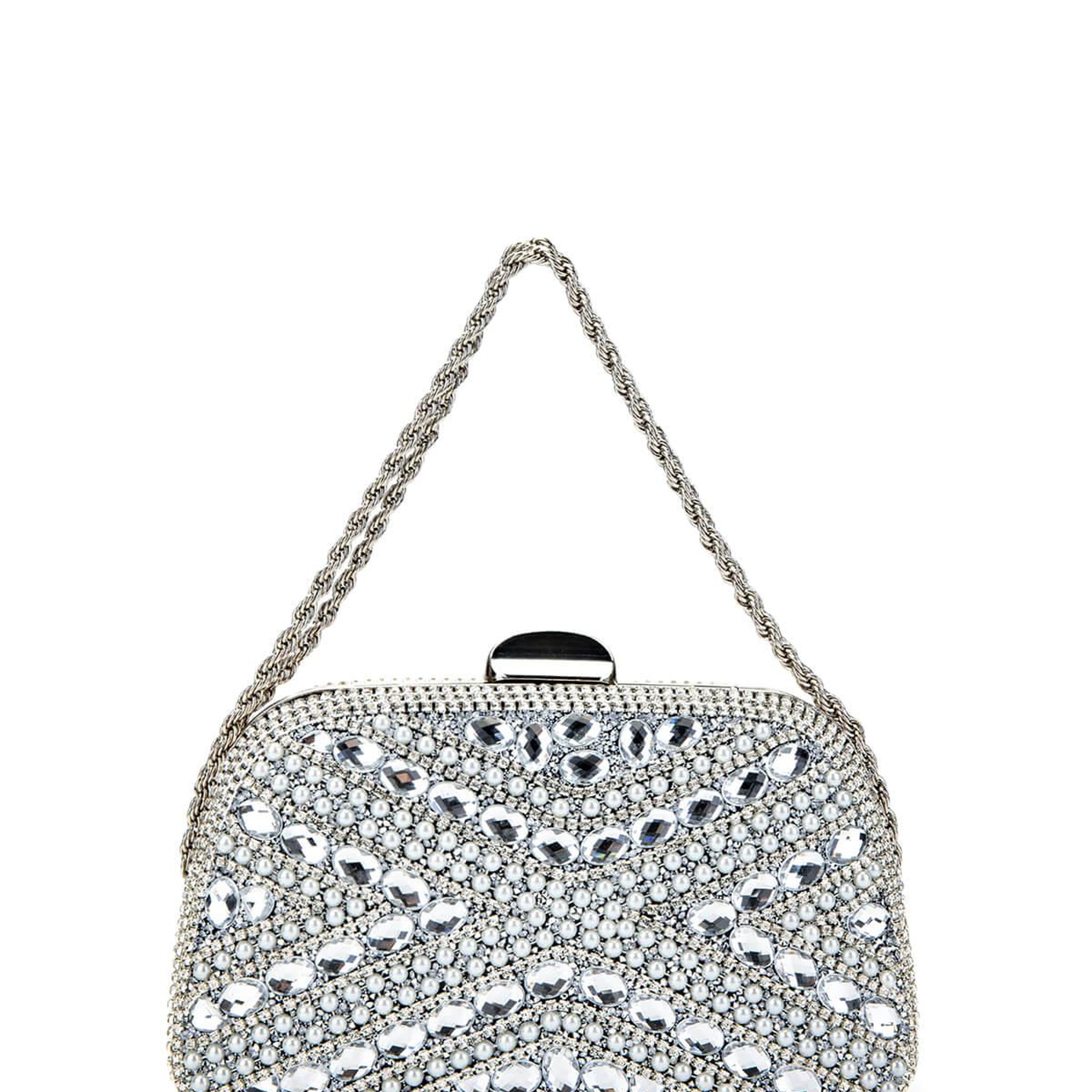 Tamer Tanca Kadın Vegan Gri Abiye Çanta