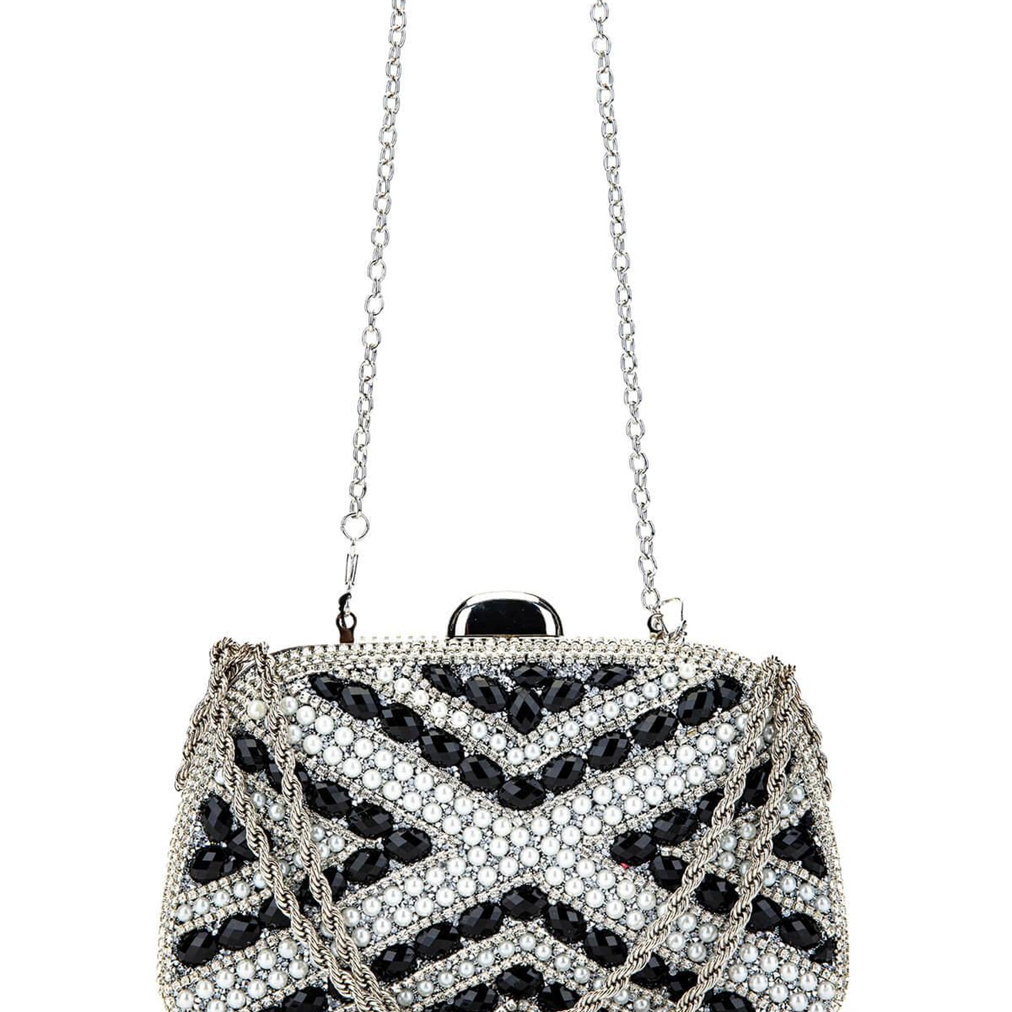 Tamer Tanca Kadın Vegan Siyah Abiye Çanta