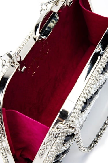  Tamer Tanca Kadın Vegan Siyah Abiye Çanta