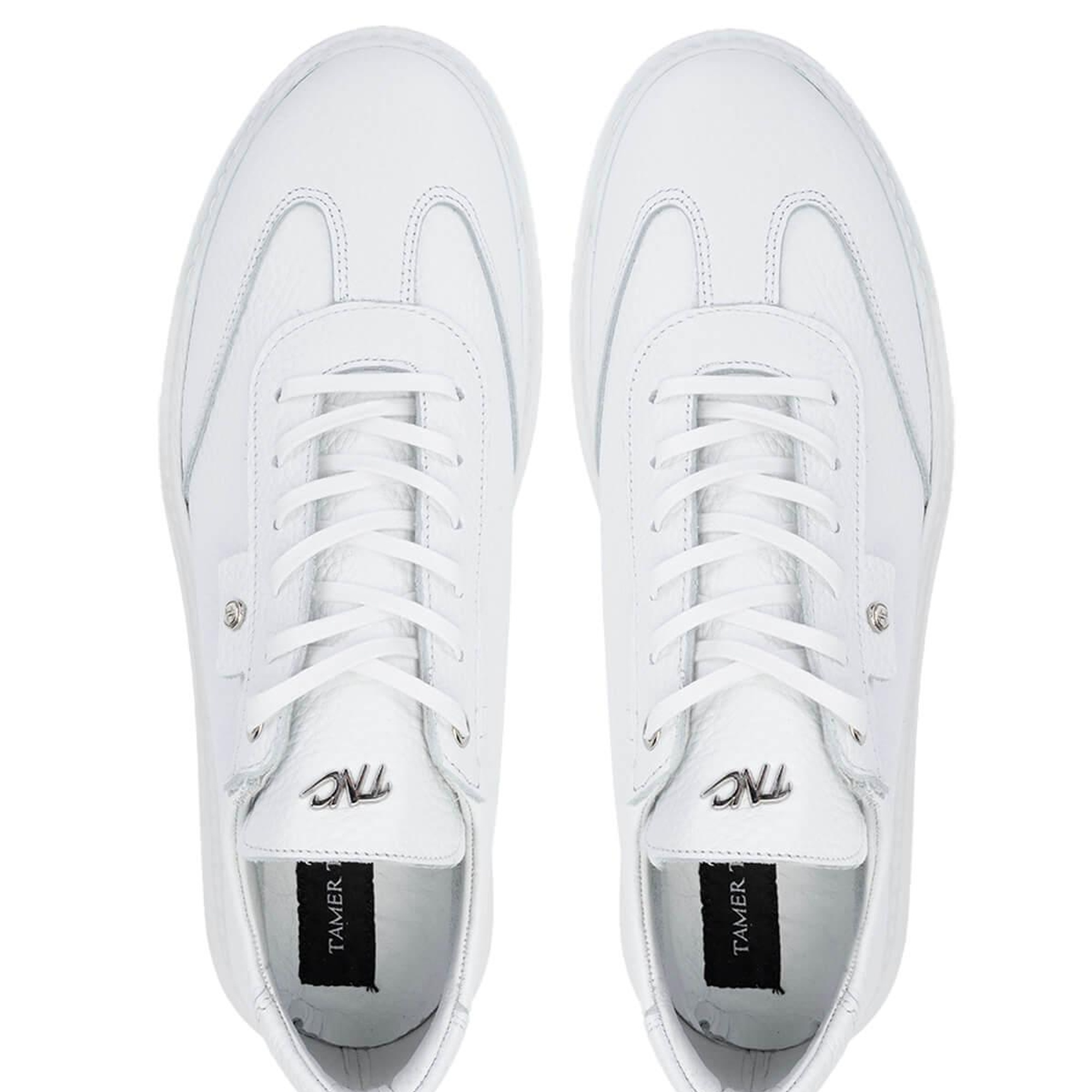 Tamer Tanca Erkek Hakiki Deri Beyaz Sneakers & Spor Ayakkabı
