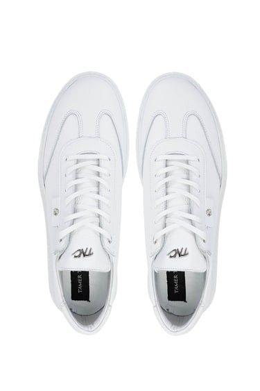  Tamer Tanca Erkek Hakiki Deri Beyaz Sneakers & Spor Ayakkabı