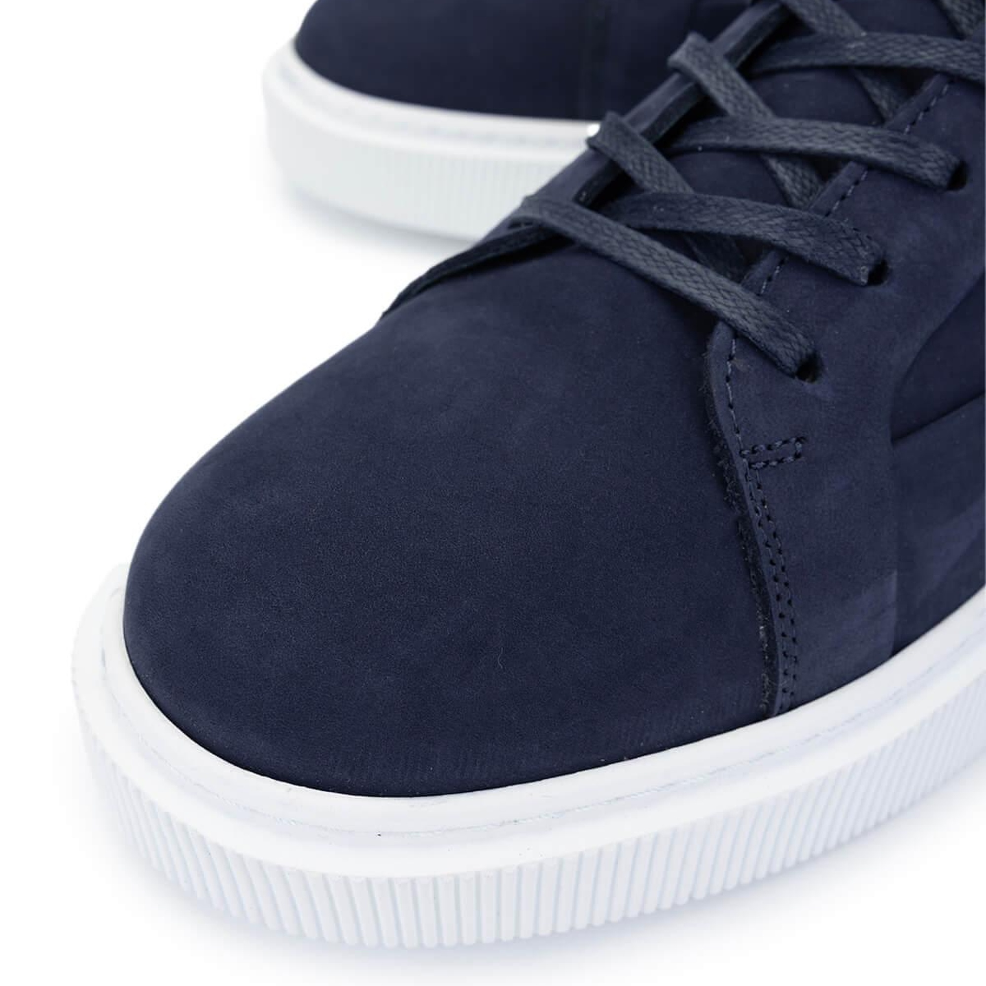 Tamer Tanca Erkek Hakiki Deri Lacivert Nubuk Sneakers & Spor Ayakkabı