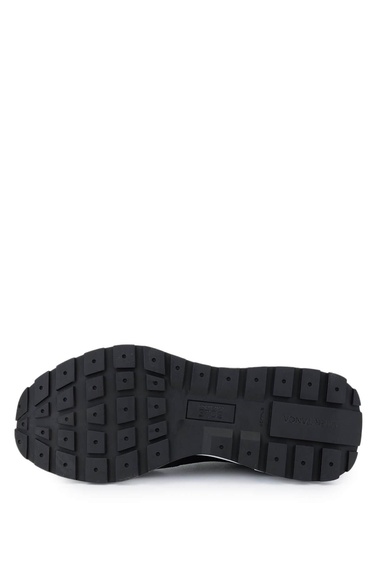  Tamer Tanca Erkek Hakiki Deri Siyah Sneakers & Spor Ayakkabı