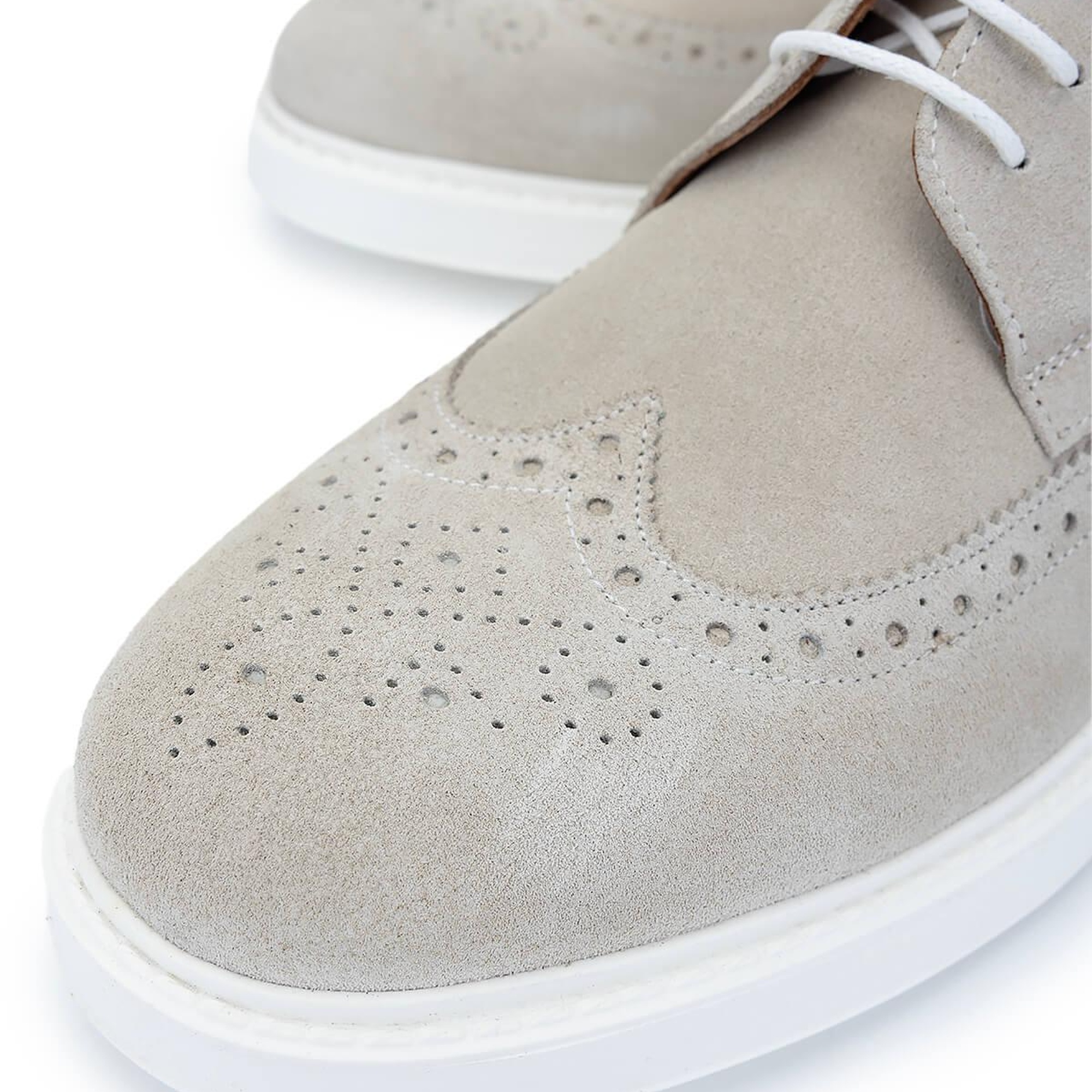 Tamer Tanca Erkek Hakiki Deri Bej Casual Ayakkabı