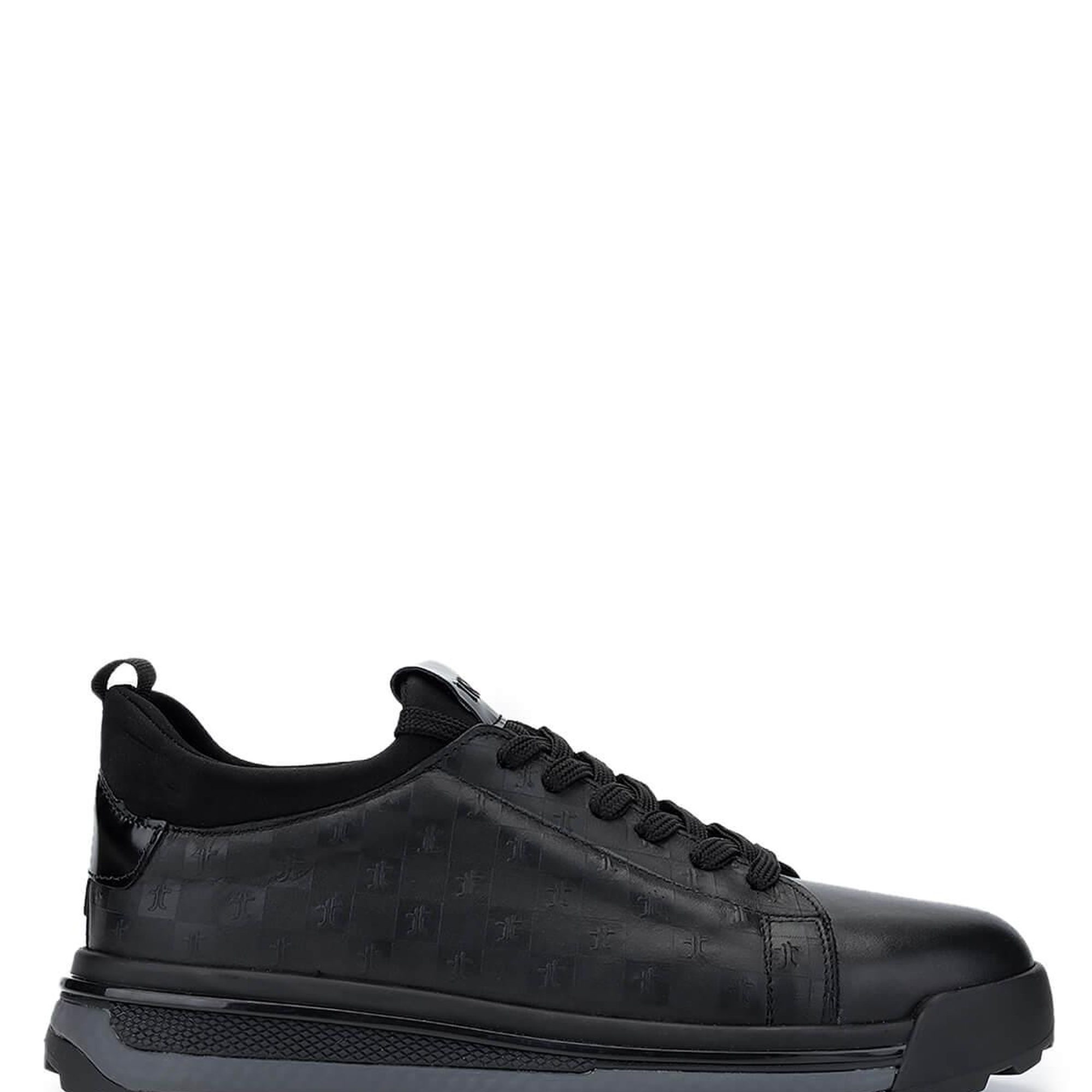 Tamer Tanca Erkek Hakiki Deri Siyah Sneakers & Spor Ayakkabı