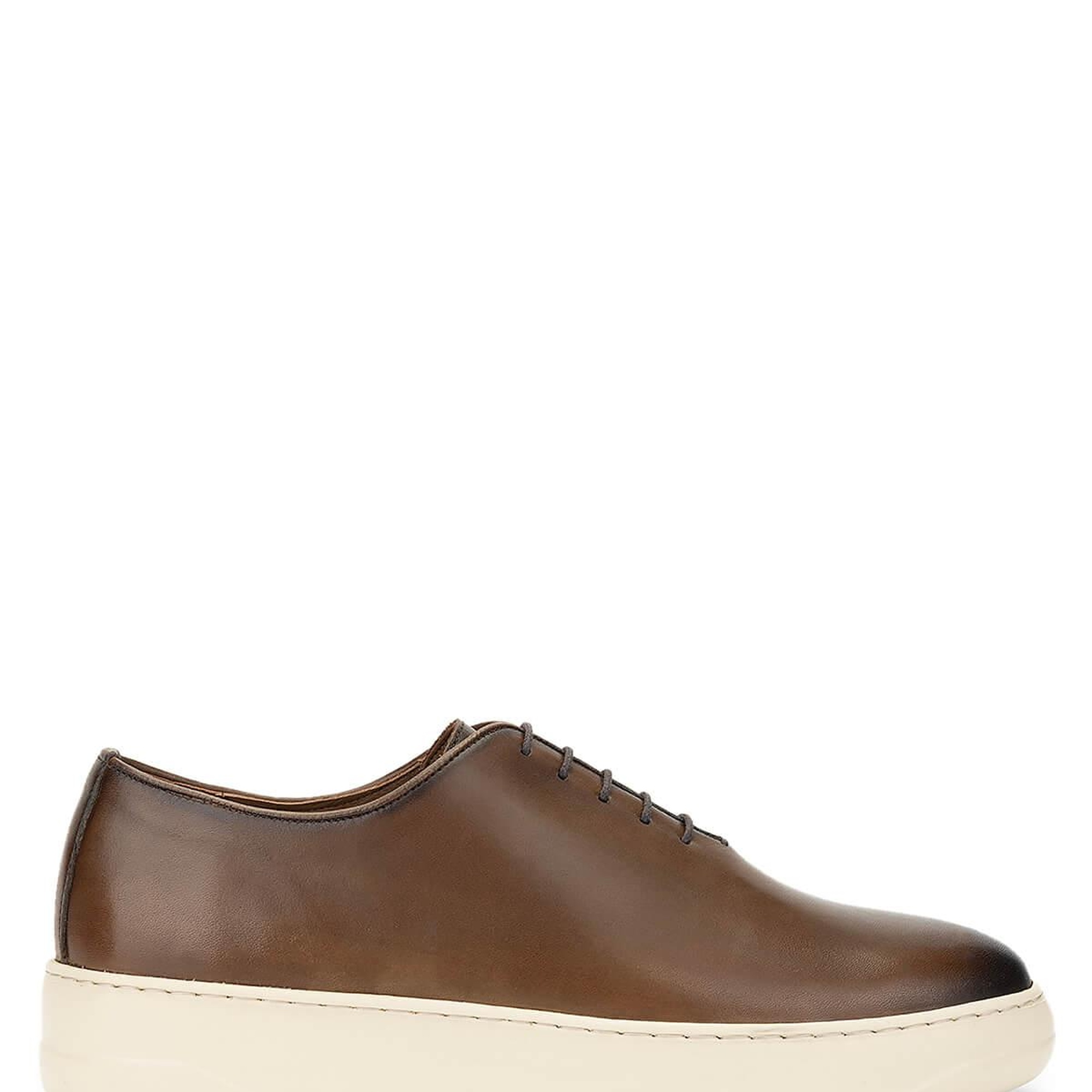 Tamer Tanca Erkek Hakiki Deri Kahverengi Casual Ayakkabı