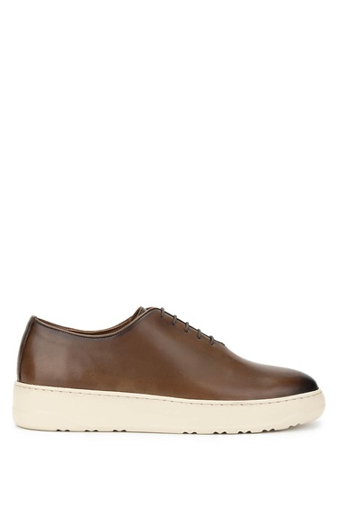  Tamer Tanca Erkek Hakiki Deri Kahverengi Casual Ayakkabı