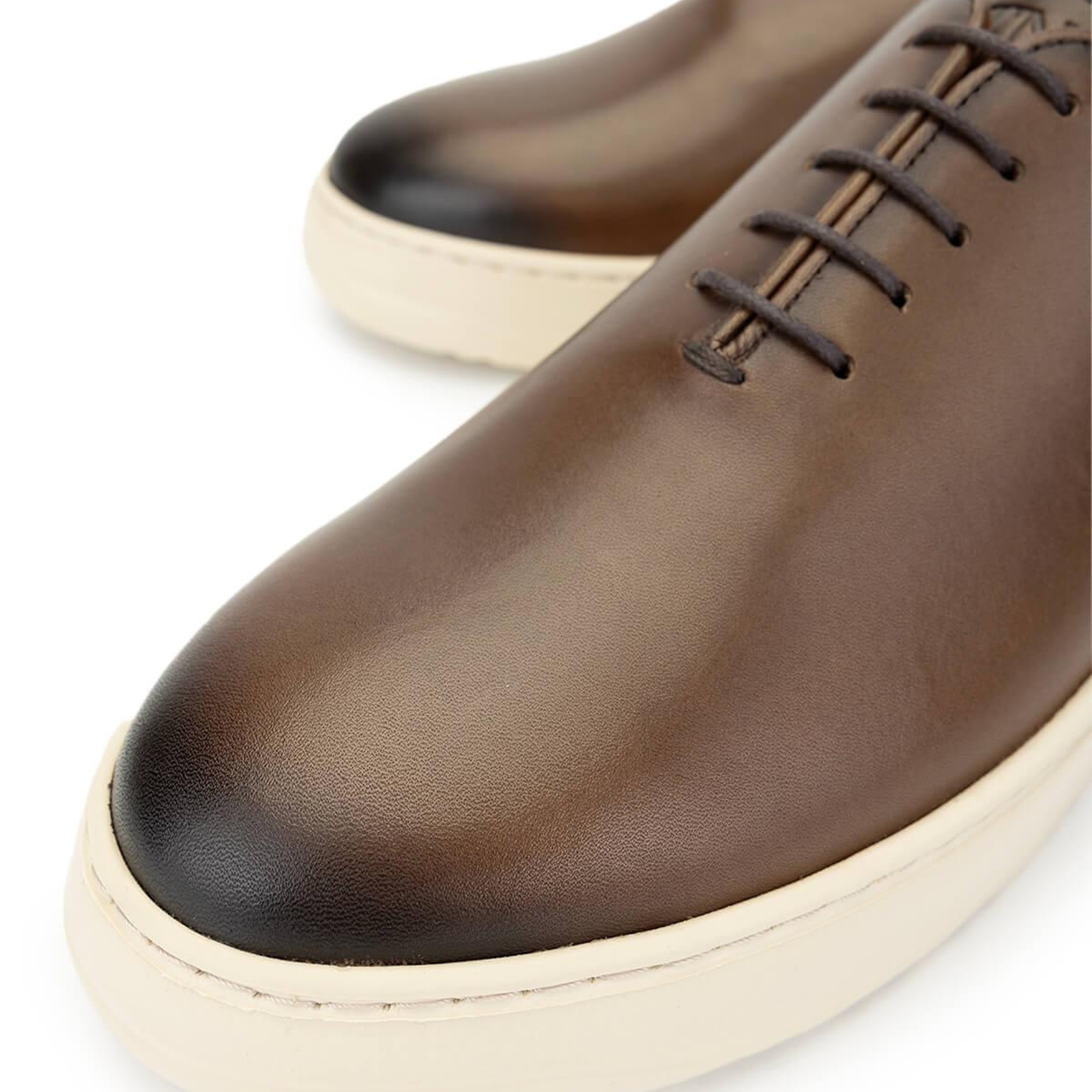 Tamer Tanca Erkek Hakiki Deri Kahverengi Casual Ayakkabı