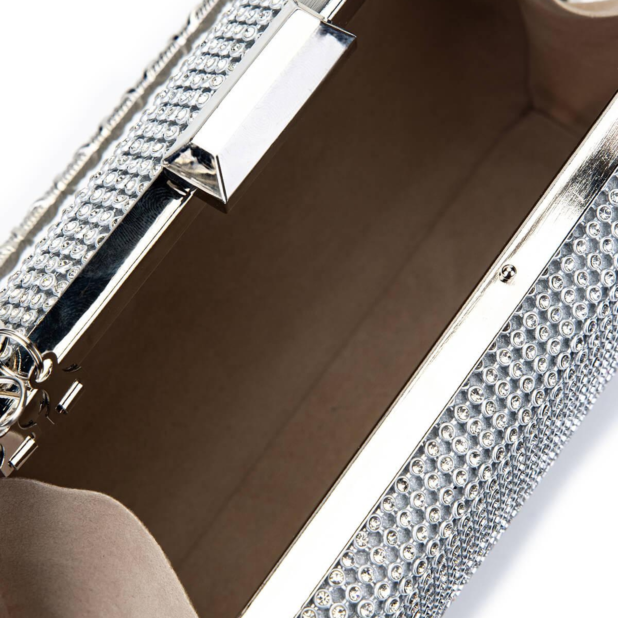 Tamer Tanca Kadın Vegan Gri Abiye Çanta