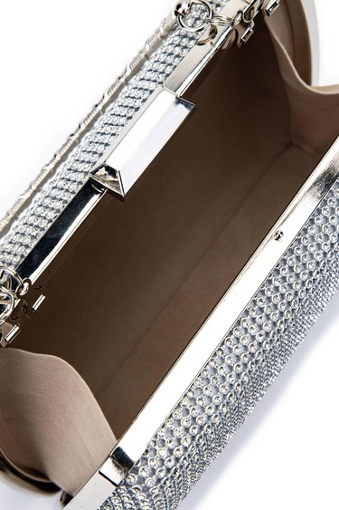  Tamer Tanca Kadın Vegan Gri Abiye Çanta