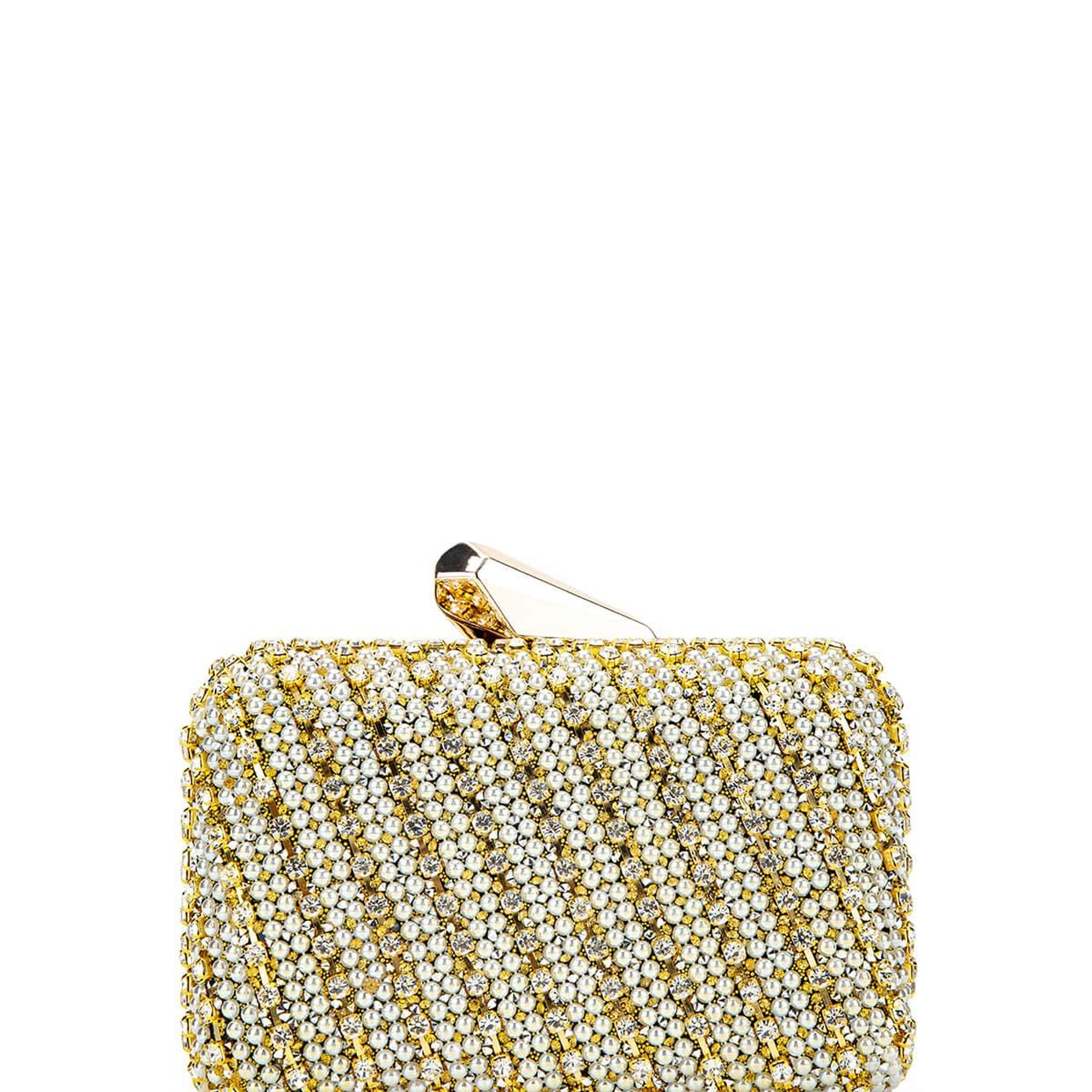 Tamer Tanca Kadın Vegan Altın Abiye Çanta