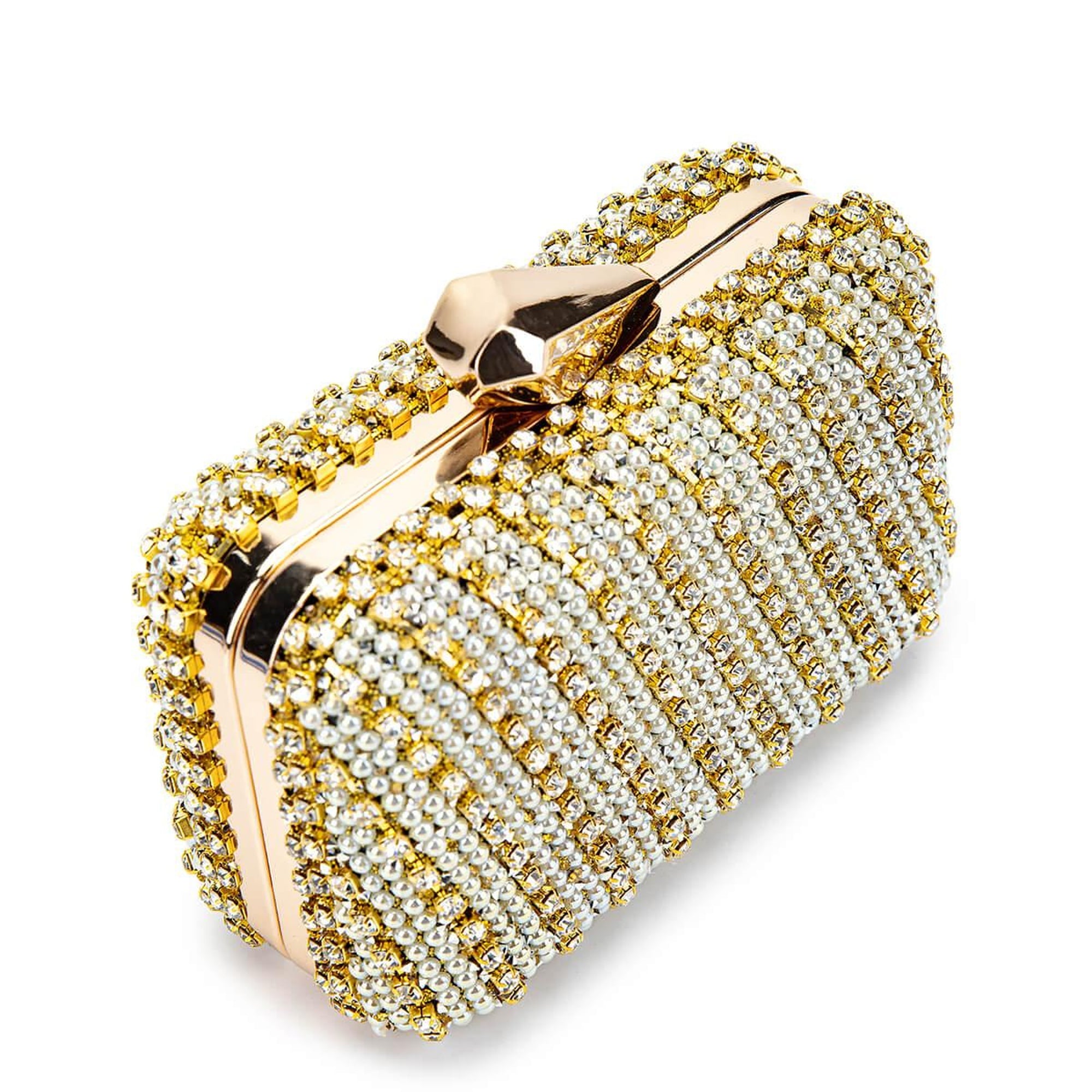 Tamer Tanca Kadın Vegan Altın Abiye Çanta