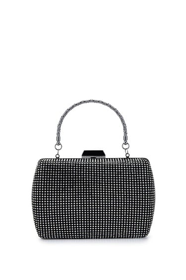  Tamer Tanca Kadın Vegan Siyah Abiye Çanta