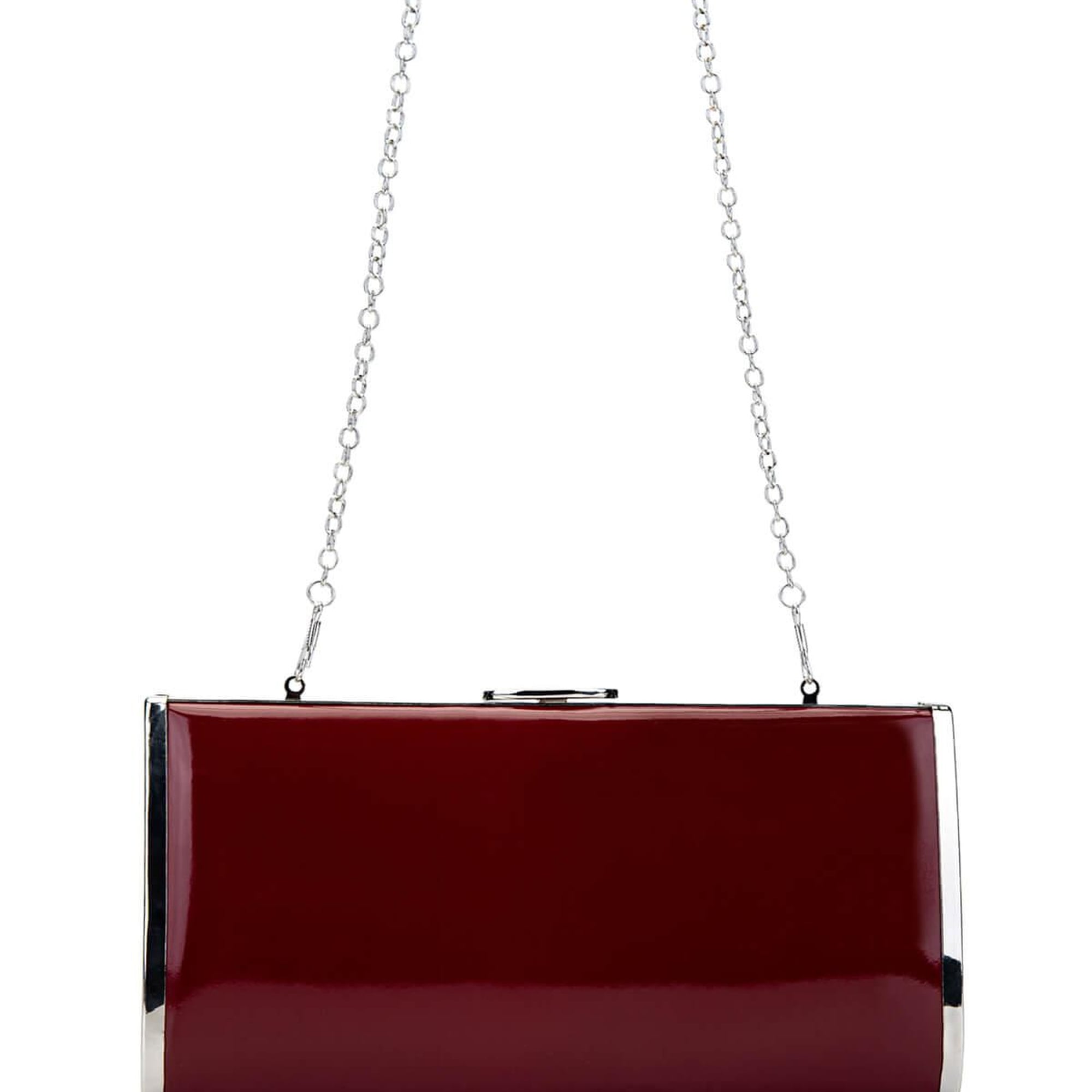 Tamer Tanca Kadın Vegan Bordo Rugan Abiye Çanta