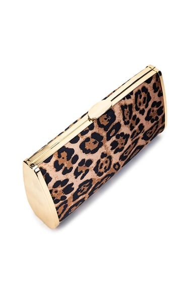  Tamer Tanca Kadın Vegan Leopar Abiye Çanta