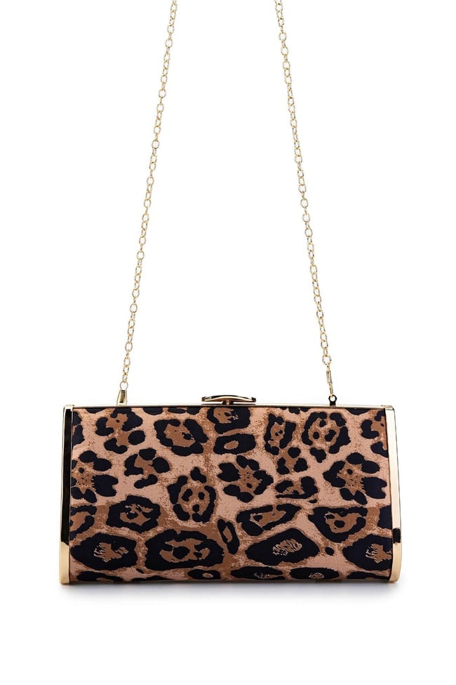  Tamer Tanca Kadın Vegan Leopar Abiye Çanta