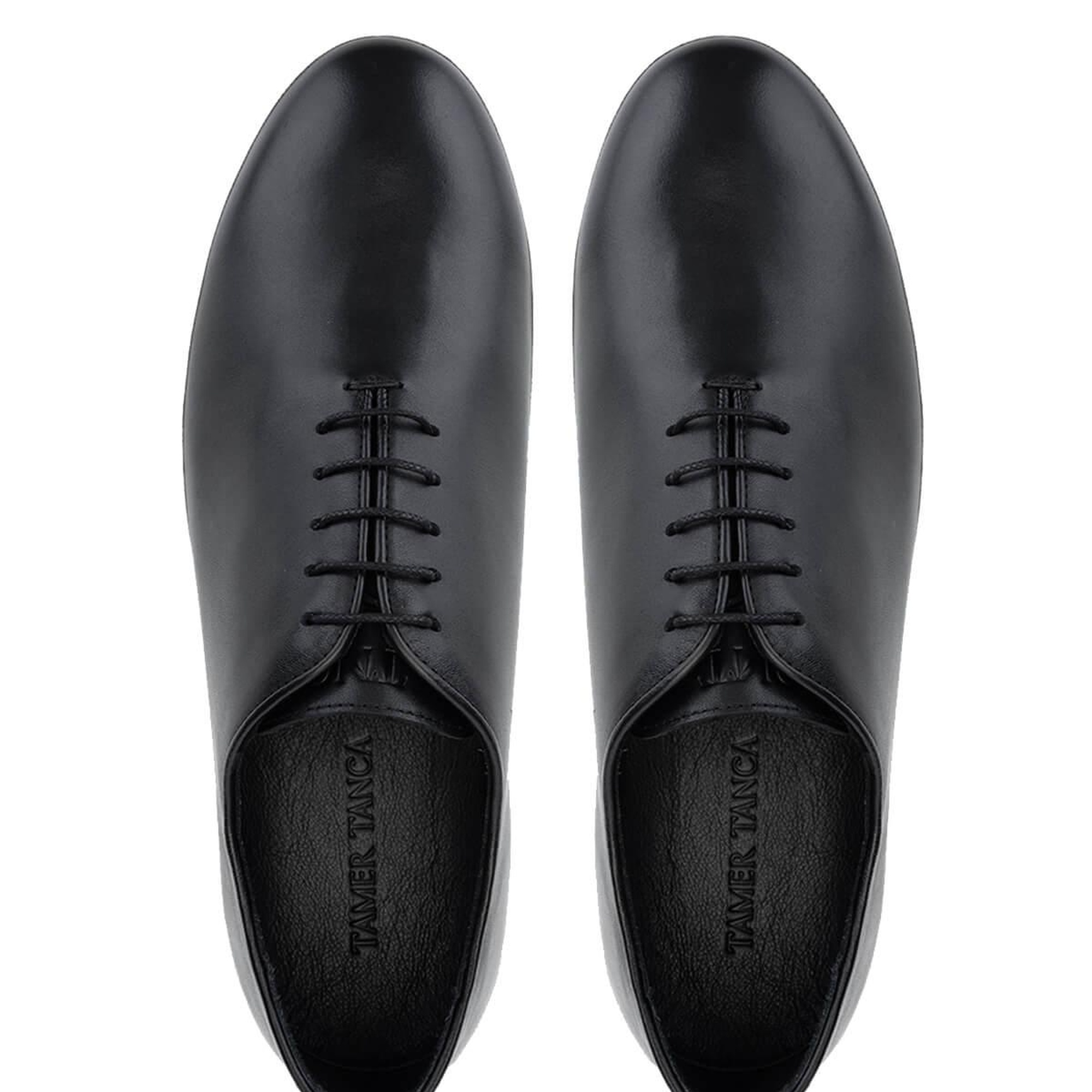 Tamer Tanca Erkek Hakiki Deri Siyah Deri Casual Ayakkabı